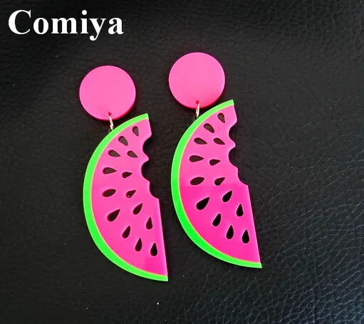 Серьги гвоздики женские Акриловые Длинные в стиле панк|earrings music|earrings lockearring dangle |
