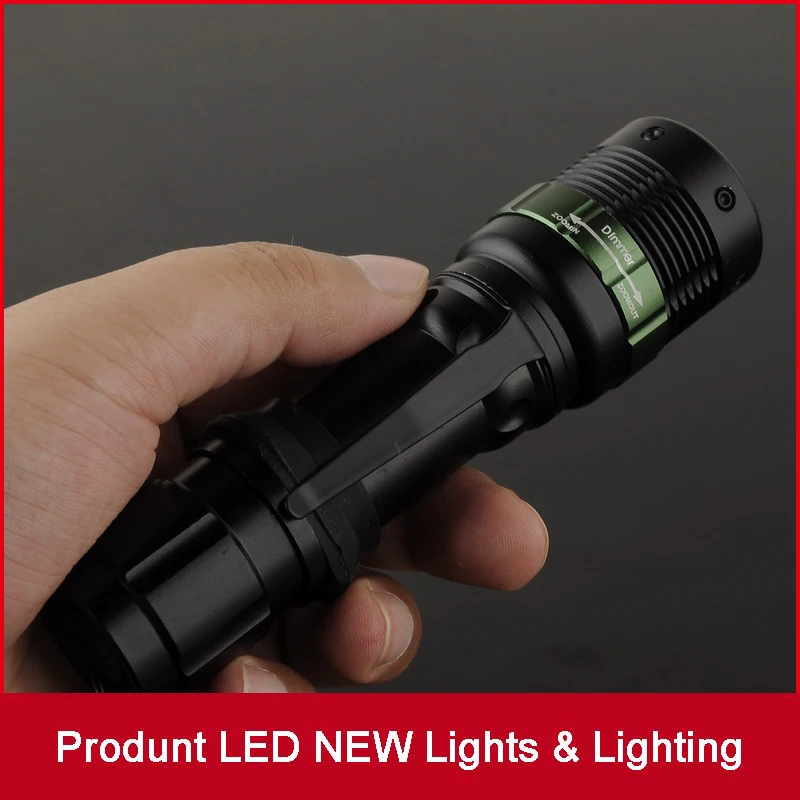 

Flashlight led Xpe 3 modes keychain Tactical Flash Lights Lanterna Torche For 3 X AAA Battery Or 18650 ( Not Inside )