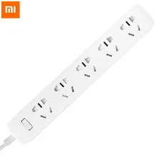 Оригинальный Xiaomi 5 Порты и разъёмы Зарядное устройство защиты от перегрузки умная розетка Мощность полосы Интеллектуальные Электрические адаптер для дома Применение