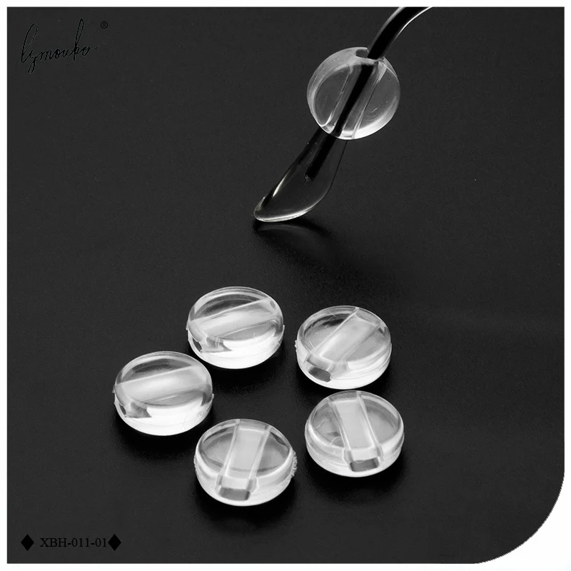 

Lymouko 2Pairs/Lot Soft Round Good Silicone Ear Hooks for Glasses Anti Slip Temple for Sport Holder Comfortable Ear Tip