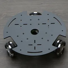 Официальный iSmaring 60 мм алюминиевый сплав omni-направляющее колесо шасси интеллектуальное автомобильное шасси всенаправленное мобильное колесо робота