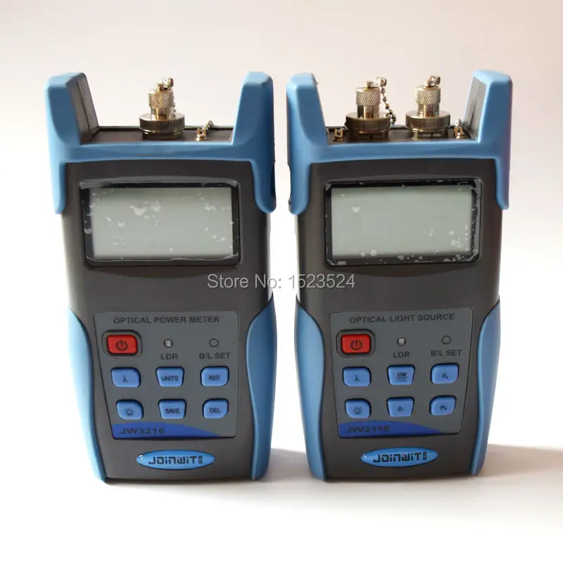 

Fiber Optic Multimeter SM&MM JW3216C -50~+26dBm Optical Power Meter +JW3116 Optical Light Source 850/1300/1310/1550nm