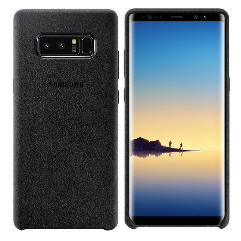 Чехол для Samsung Galaxy Note 8 100% оригинал официальная защита из натуральной замши чехол