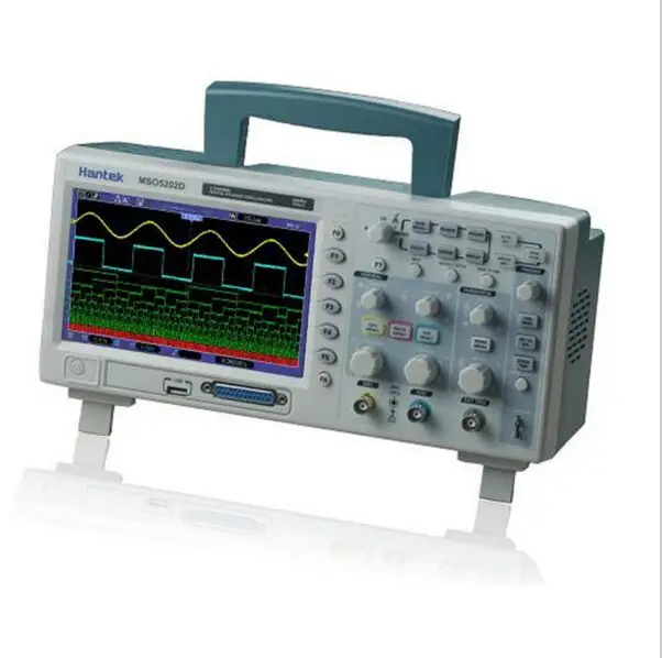 

DHL Free Hantek MSO5202D Bandwidth 200MHz 2 channels oscilloscope MSO5202D 16Channels Logic Analyzer record length up to 1M