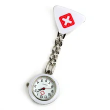 Переносной медсестра карманные часы с зажимом Красный Крест Подвеска для броши карман висит врач-Медсестра Медицинские автоматические механические часы LL@ 17