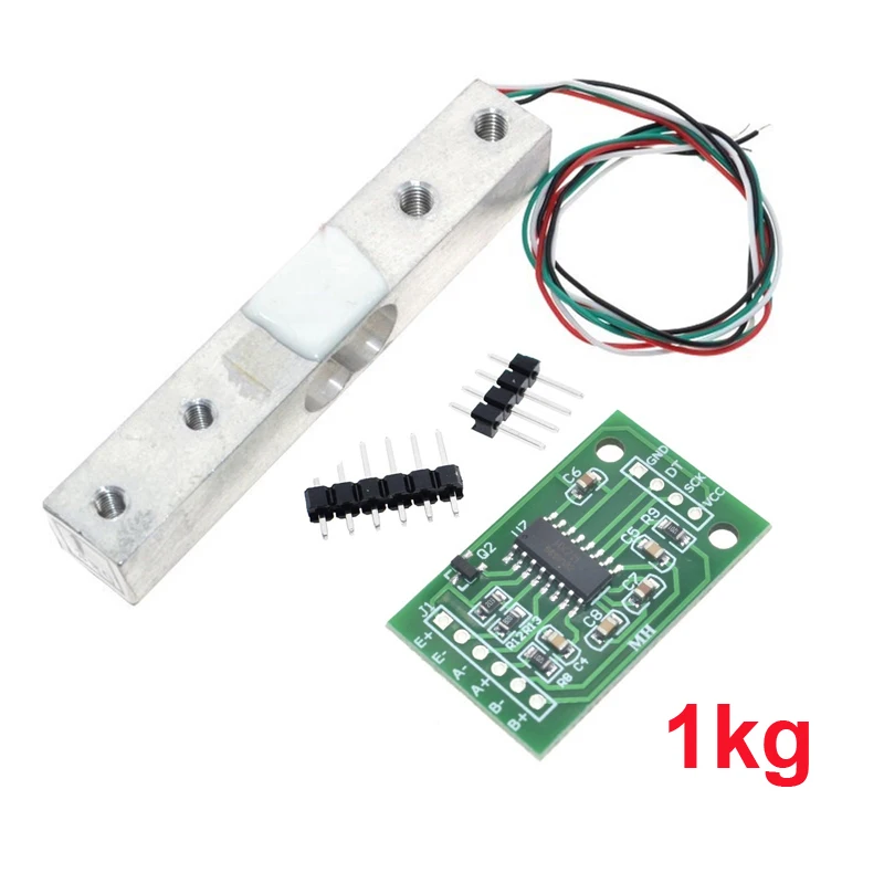 

Digital Load Cell Weight Sensor 1KG 2KG 5KG 10KG 20KG Portable Electronic Kitchen Scale + HX711 Weighing Sensors Ad Module
