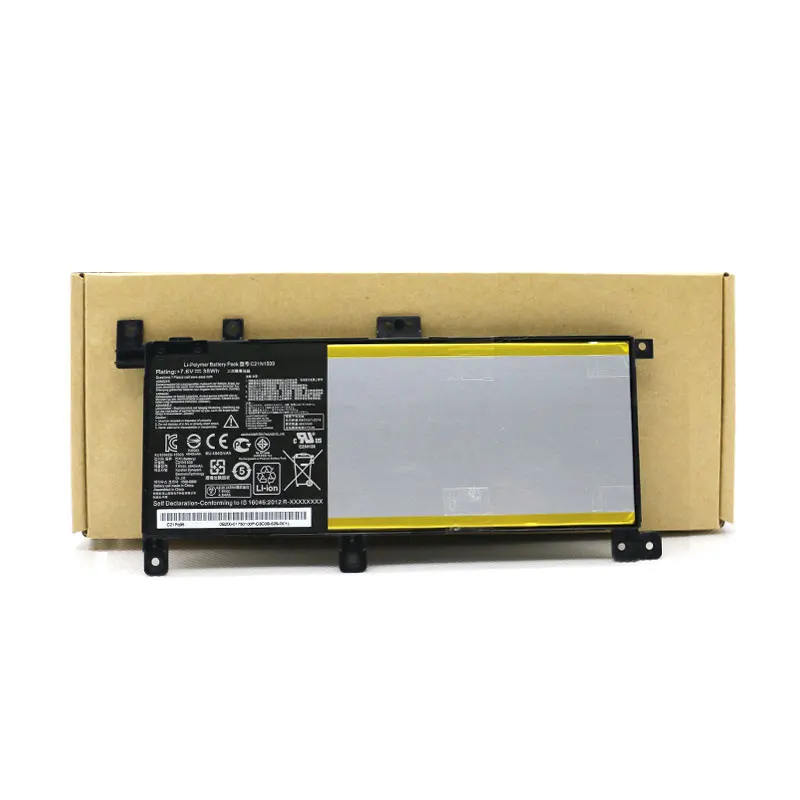 7.6V 38Wh 4840mAh C21N1509 Slim Laptop Battery for ASUS VivoBook X556UQ X556UA X556UB X556UF X556UQ X556UR X556UV Notebook 7.6V 38Wh 4840mAh C21N1509 Slim Laptop Battery for ASUS VivoBook X556UQ X556UA X556UB X556UF X556UQ X556UR X556UV Notebook