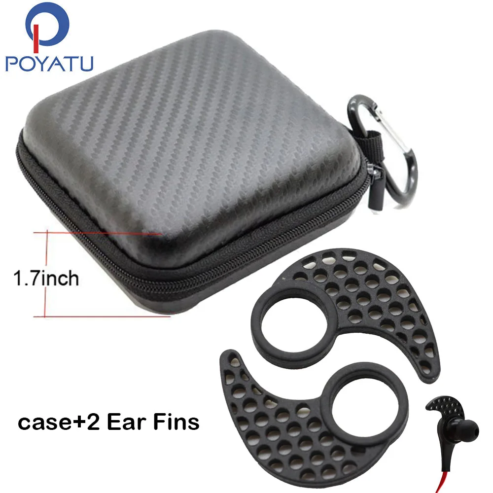 POYATU Ear Fins Earhooks For Razer Hammerhead Pro V2 Bluetooth In Headphone Bag Carrying Pouch In Ear Earphone Case Storage   (10)