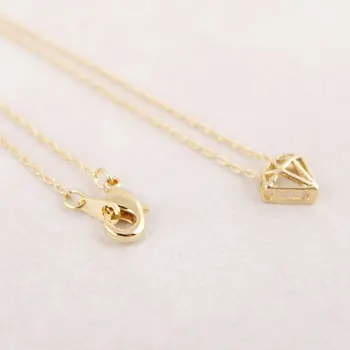 

Fashion -color plated collarbone chain necklace for women