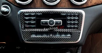 

For Benz A class W176 2013-2015 B class W246 2012-2016 Interior Middle Console Surround Trim Cover Carbon fiber