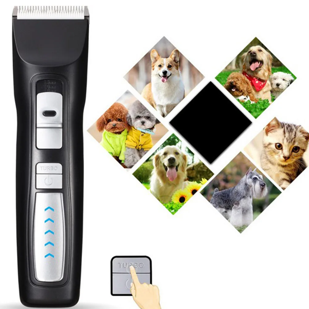 

Professional Pet Dog Hair Trimmer Rechargeable Pet Clipper Razor Pet Electric Clippers Animal Grooming Tools