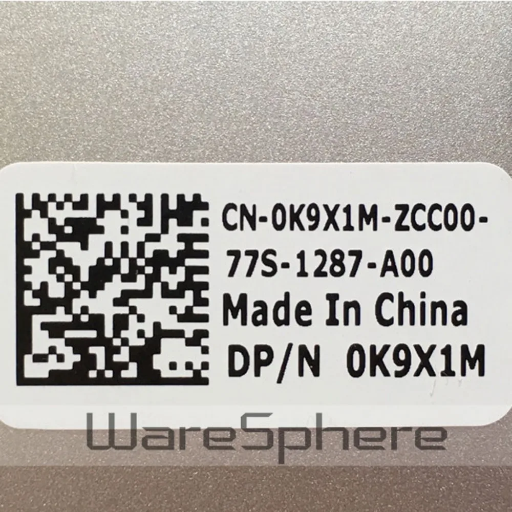 New original Laptop LCD Back Cover Rear Lid Cover For Dell Inspiron 15D 7570 Rear Case A Shell Notebook K9X1M 0K9X1M Silver