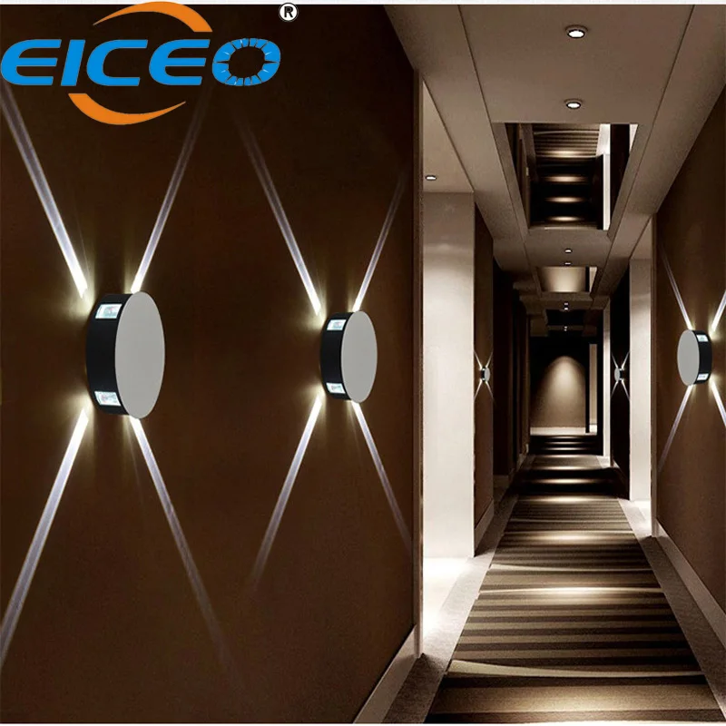 Modern Led Wall Lamp Surface Mounted Up And Down Four Side Modern Led Wall Lamp Surface Mounted Up