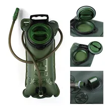 Hot Sale 2L TPU Bicycle Mouth Sports Water Bag Bladder Hydration Camping Hiking Climbing Military Green Free Shipping AT6602