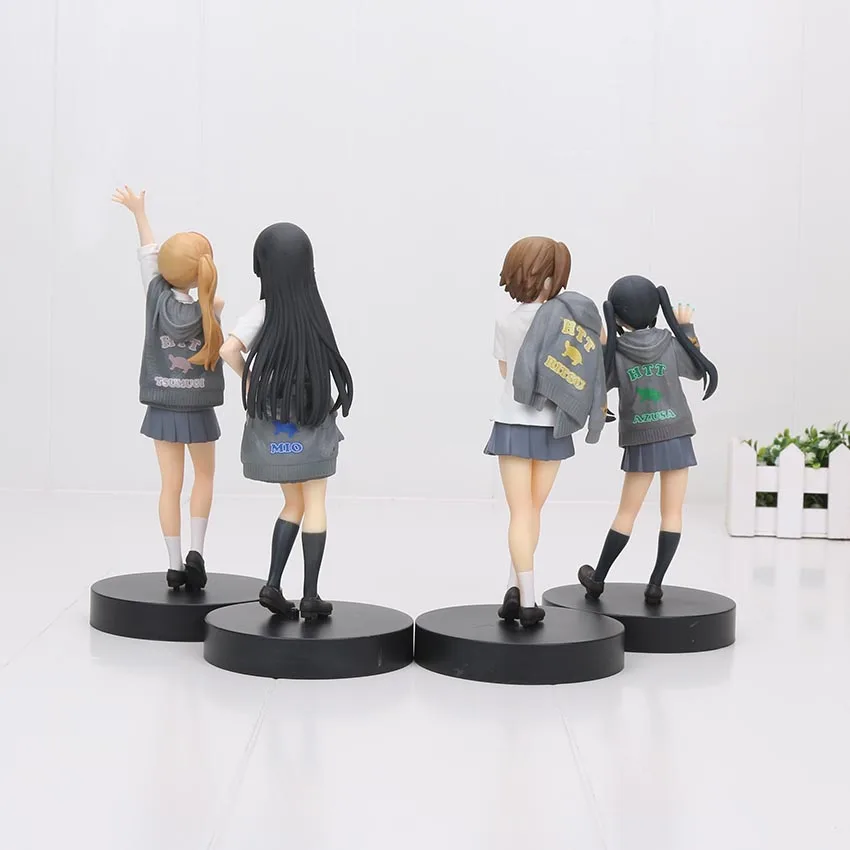 К-он! Hirasawa Yui Akiyama Mio Tainaka ритсу Kotobuki Tsumugi Адзуса Накано 5th юбилей ПВХ фигурка модель игрушки