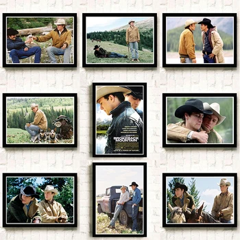 

Brokeback Mountain Posters white Kraft Paper Prints Wall Stickers Home Decoration Modern Style Art Brand A3