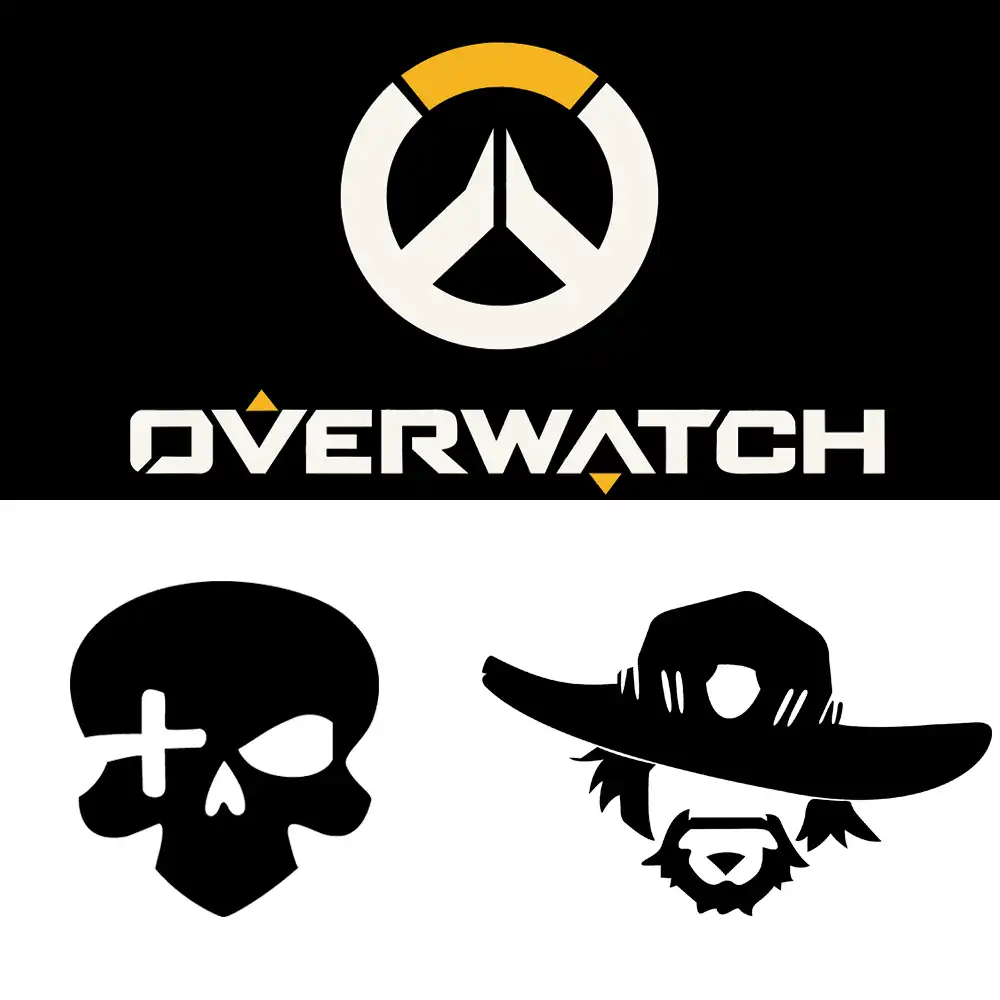 Pitrew クラシックカースタイリング Overwatch シリーズステッカー Ow D Va 源氏汕頭クリエイティブ全自動漫画デカール Jdm ビニール防水 Car Stickers Aliexpress