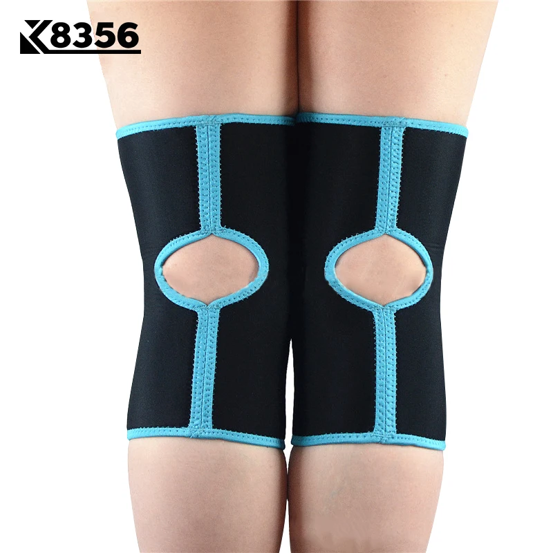 K8356 الرياضية الإسفنج الركبة الوسادات إثخن الركبة كم الرجال النساء الريشة الطائرة اللياقة البدنية الرقص الركبة مفصل الركبة حماية 1 زوج