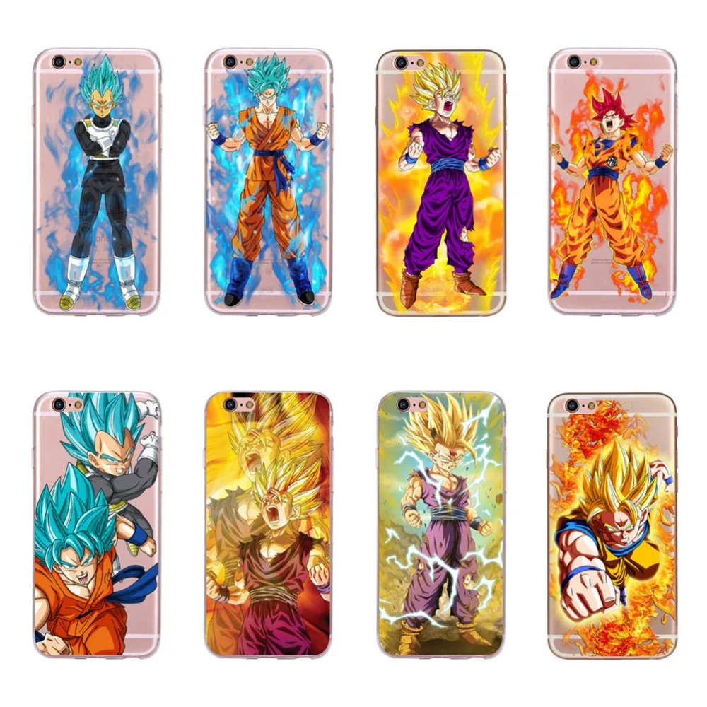 For iPhone 6Plus 6s Plus Phone Cases Cool Dragon Ball Cartoon Boy Cellphone Case Covers 6plus Bag Fundas Coque |