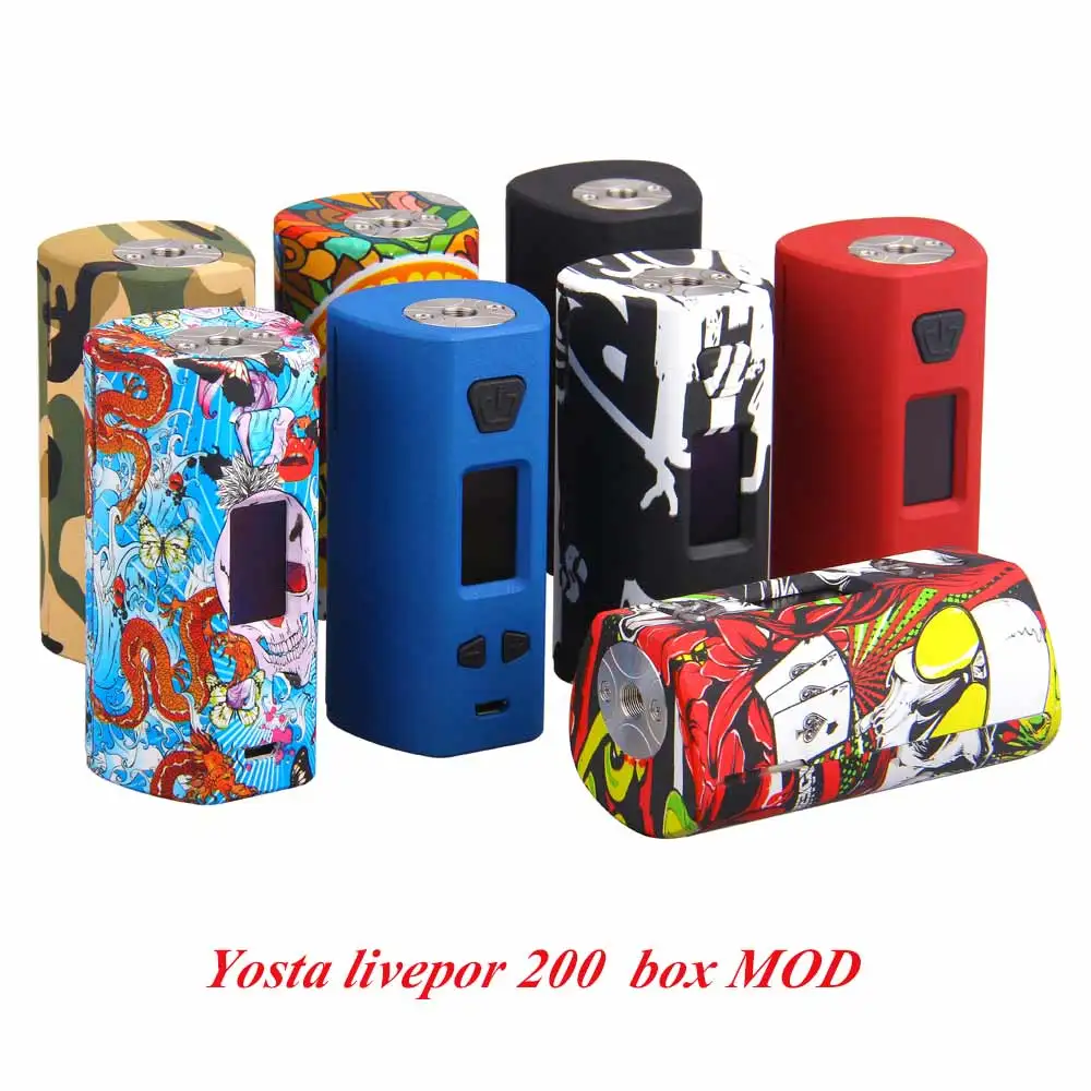 

Newest E-cigs Yosta livepor 200W Box Mod TC Vaporizer 6 Modes Vape Mod By Dual 18650 Battery Fit 510 E Cigarette Atomizer