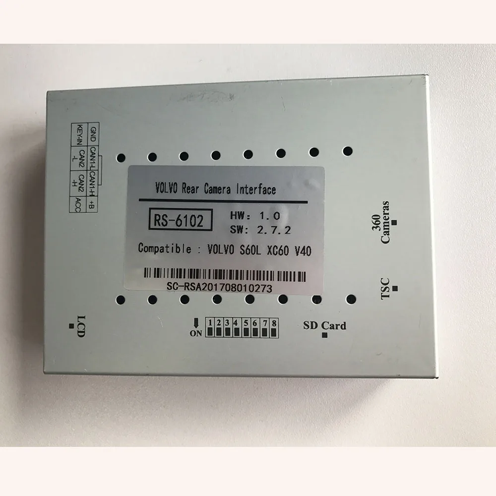 

Free Including Rear View Camera Add In Car Backup Video Interface For Volvo V40 Sensus Connect With Parking Guidelines