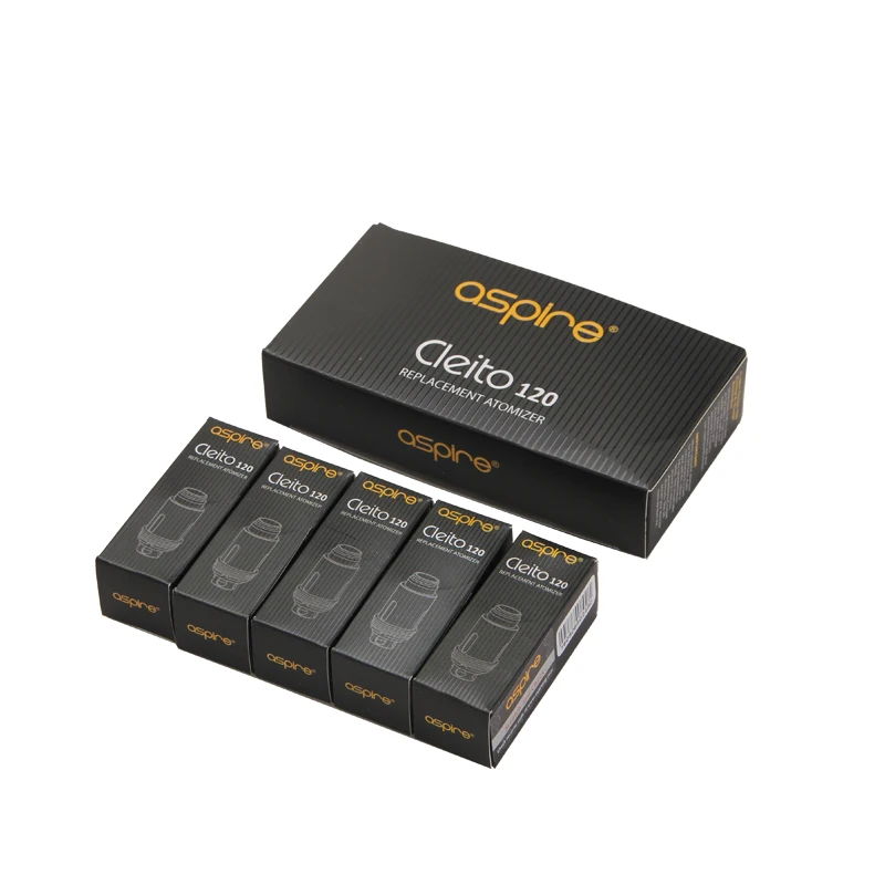 Aspire Cleito 120 Coils The Newest Authentic 0.16ohm Replacement Atomizer Heads for 100-120W Aspire Cleito 120 Tank 06