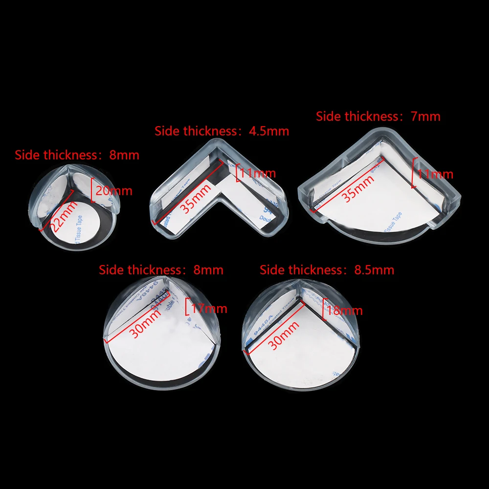 4 шт. Мягкая силиконовая защитная накладка на угол стола защита для детей Защита для детей