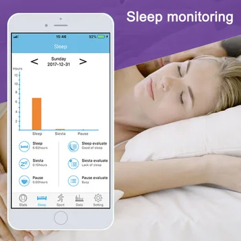 

New Smart Bracelet Color Screen Heart Rate Blood Pressure Sleep Monitoring for Sports DOM668