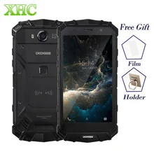 IP68 DOOGEE S60 Wireless Charge 5580mAh Mobile Phone Helio P25 Octa Core 1920*1080 FHD Smartphone 21MP Camera 6GB+64GB Cellphone