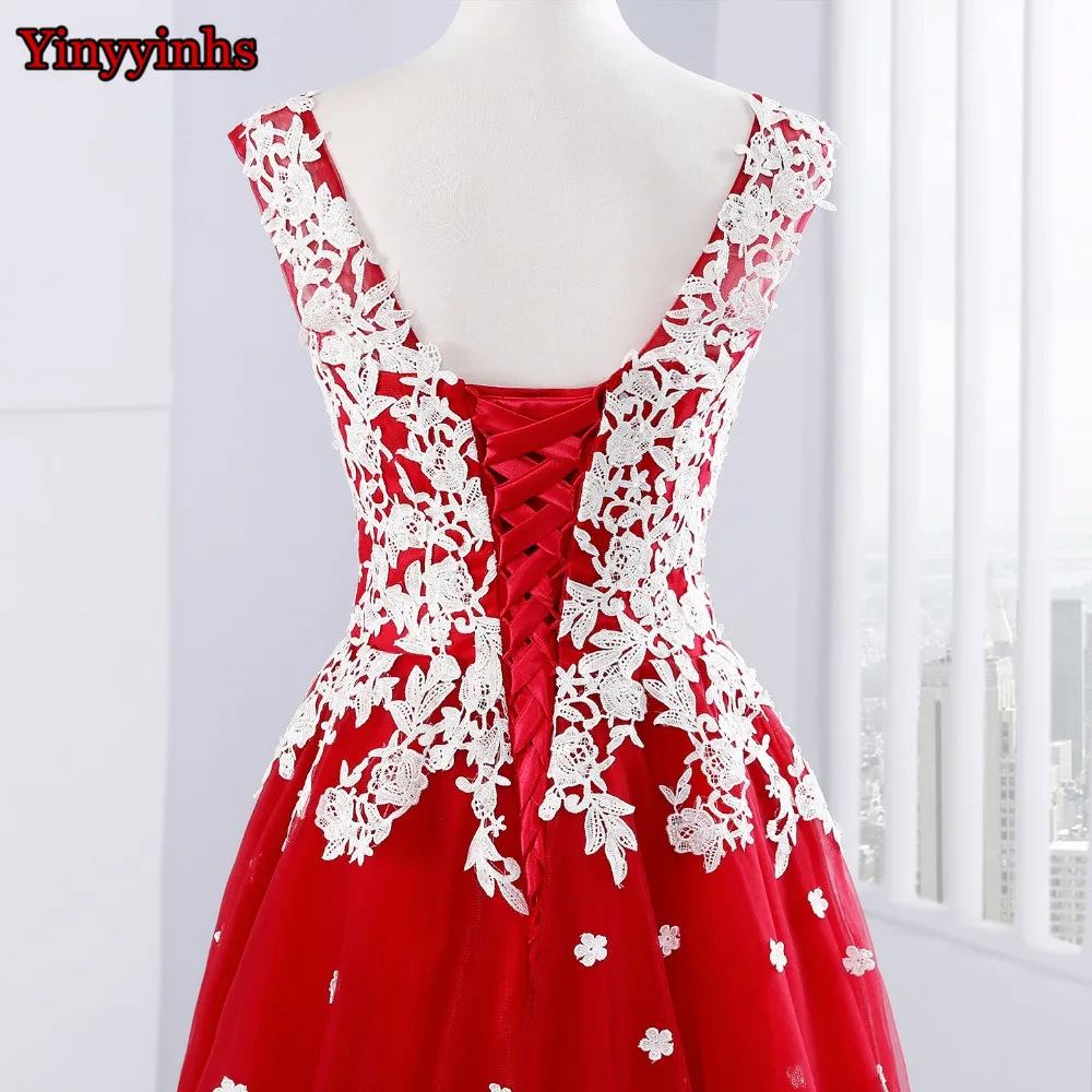 Yinyyinhs-2017-Lace-Appliques-Long-Evenin-Dresses-Vestido-De-Festa-ballkleider-Red-Backless-Beaded-Formal-Evening (4)
