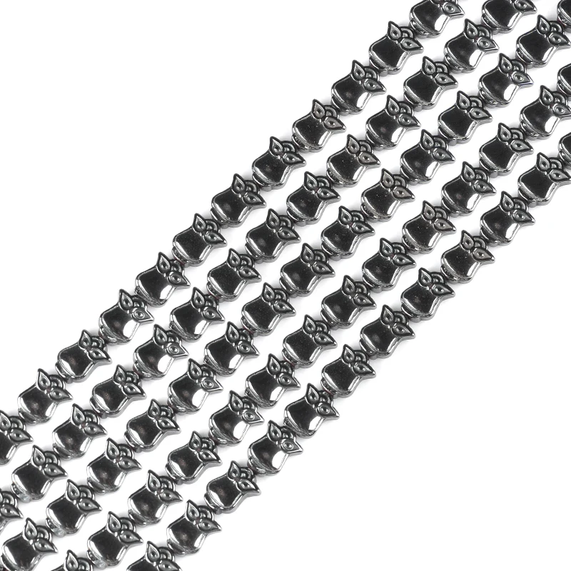 

AAA Cute Owl Black Hematite beads 10*8mm 33Pcs loose beads Natural Stone for DIY Jewelry bracelet necklace Making Accessories