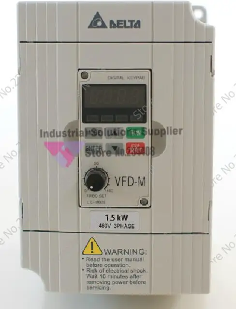 Input 3ph 380V Output 3ph Delta Inverter Vfd-m Vfd015m43b-a 0~480V 4A 0.1~400Hz 1.5KW 2HP New