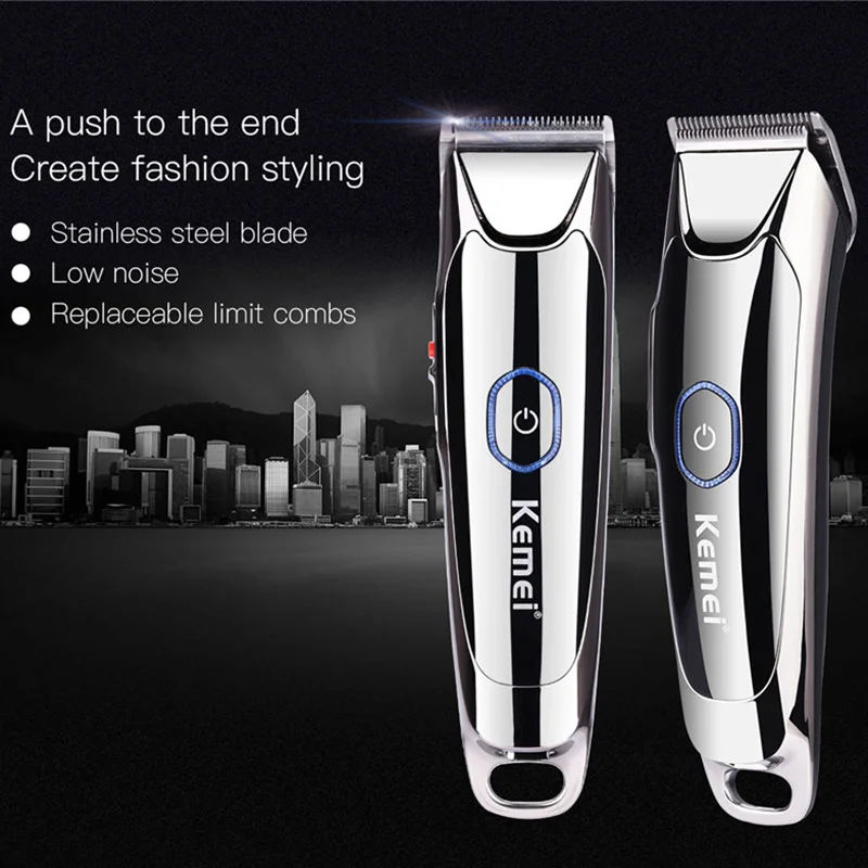

Professional Rechargeable Hair Clipper Hair Trimmer Powerful Motor Sharp Stainless Steel Blade Electric Hair Cutting Machine S47