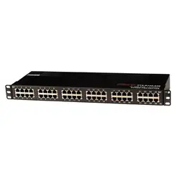 Тау AP-RJ45-24E RJ45 10/100 M 24 Gigabit Ethernet сетевой защиты, 19 "стандартная киевница крепление Защита от всплесков напряжения