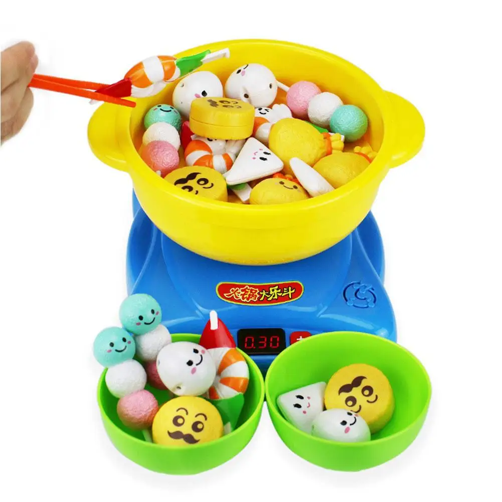 

LeadingStar Children Kitchen Creative Hotpot Toy Play Food Stove Bowls and Chopsticks Pretend Play Set for Kids zk30