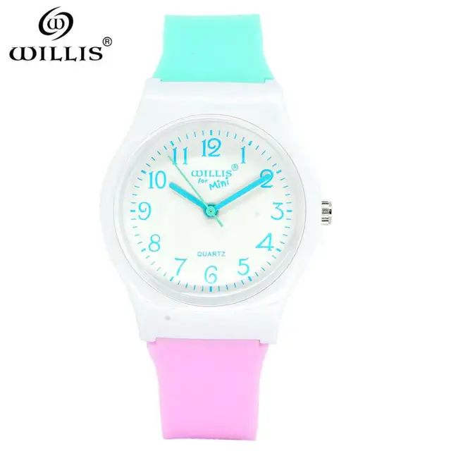 WILLIS brand Top Waterproof Colorful jelly Quartz Watches Fashion Harajuku Analo WILLIS brand Top Waterproof Colorful jelly Quartz Watches Fashion Harajuku Analo