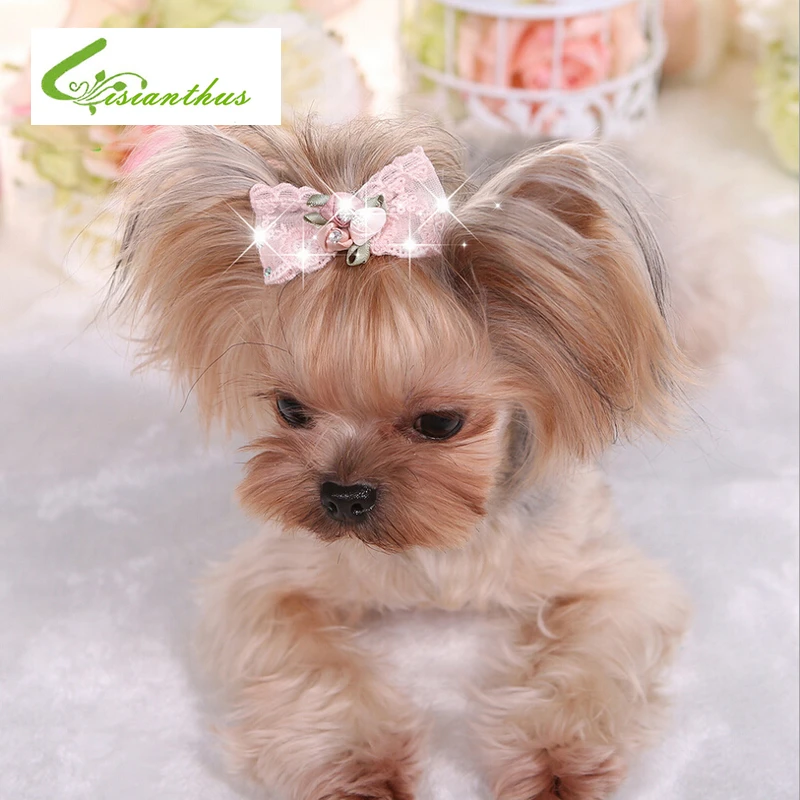 Buttons and bows dog grooming Clearance