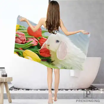 

Custom Rabbit (1) Bathroom Washcloth Towels Face Towel/Bath Towel Shower Towels Size 33x74cm/72x143cm#18-12-16-01-33