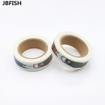 

JBFISH Beautiful lift tape/wider 15mm*10m tape/big fish washi paper tape 8079