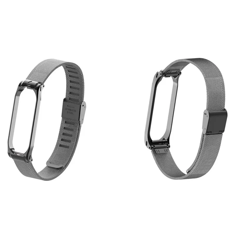 Металлический браслет Mi Band 4 3 на запястье NFC браслеты из нержавеющей стали MiBand для