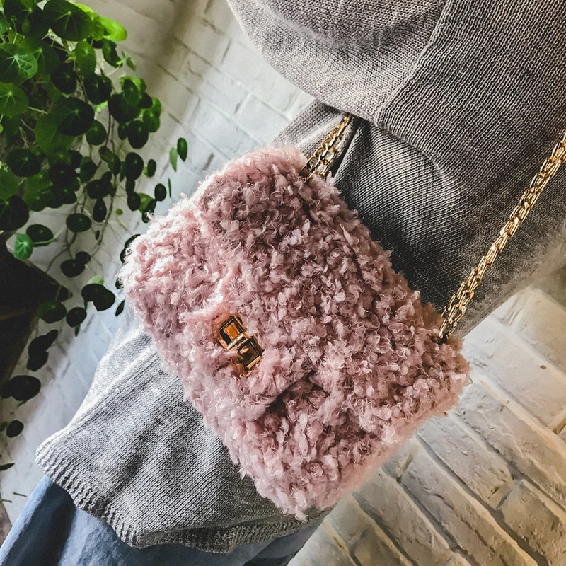 

Free Shipping MIWIND Fashion Handbags Famous Brand Bags High Quality Handbags Women Cute Plush Shoulder Bag WU2661