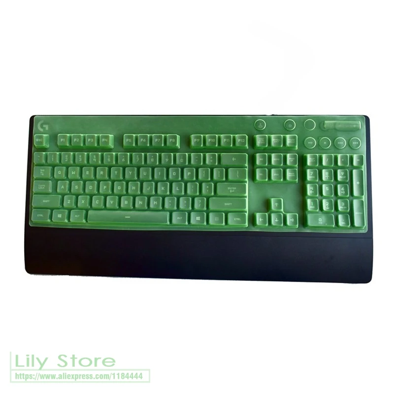 Для logitech G610 G810 G213 G413 K840 G512 с подсветкой игра механическая клавиатура протектор Кнопка пылезащитный чехол 104 ключ защитная кожа