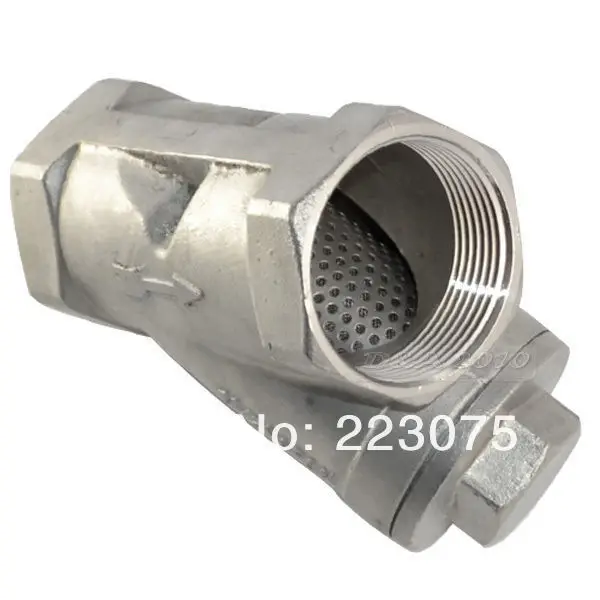 

DN20 Solenoid Valve for Vaporizador Y-type 800 Wog Npt Wye Strainer Ss316 Cf8m Stainless Steel Mesh Filter Valve