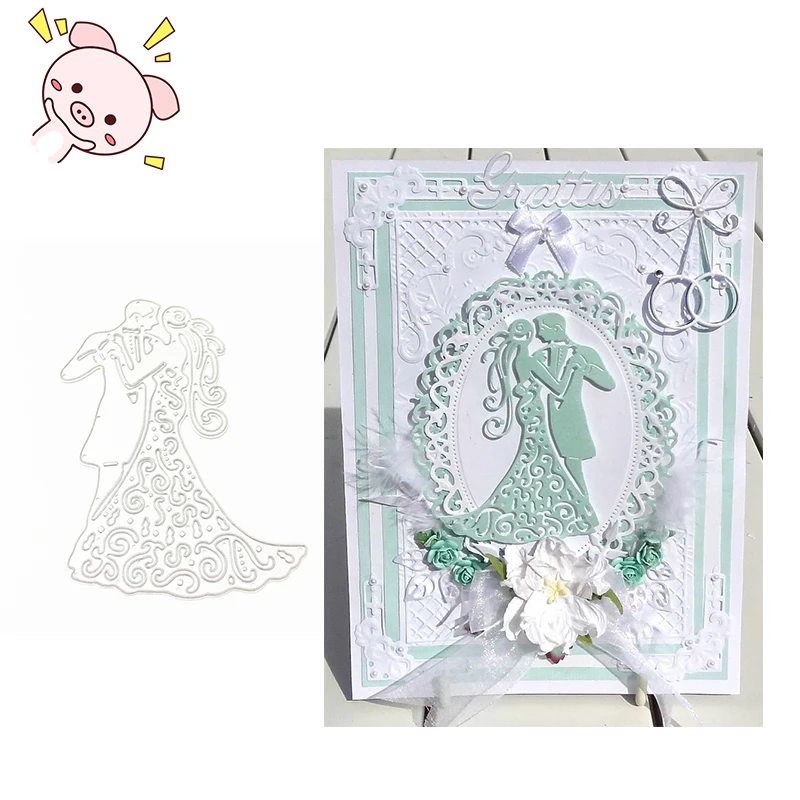 

PP Craft metal cutting dies cut die mold Long skirt wedding Scrapbook paper craft knife mould blade punch stencils dies