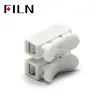 FILN 30pcs per lot 2 Pins Electrical Cable Connectors CH2 Quick Splice Lock Wire Terminals Set 20x17x13.5 mm ► Photo 3/5
