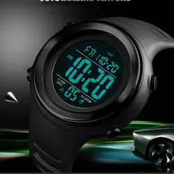 Мужские часы SKMEI Top luxury brand Chrono Countdown светодио дный светодиодные цифровые спортивные часы мужские часы Военные Наручные часы reloj hombre