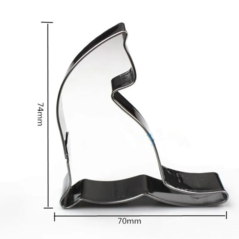 5pcs/set Stainless Steel Cookie Cutter Cute Cat Shape Fondant Biscuits Tools Sugar Craft Bakery Bakeware