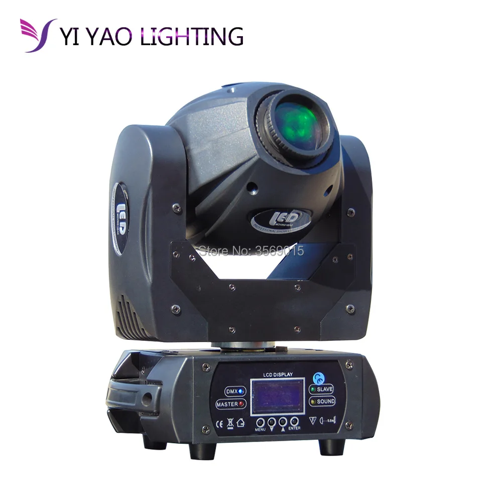 60 Вт Светодиодный светильник с движущейся головкой поворотом/узором Gobo 3 Face Prism DJ