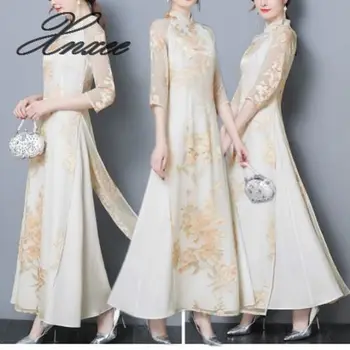 

2020 new Chinese style women's dress Chinese style improvement