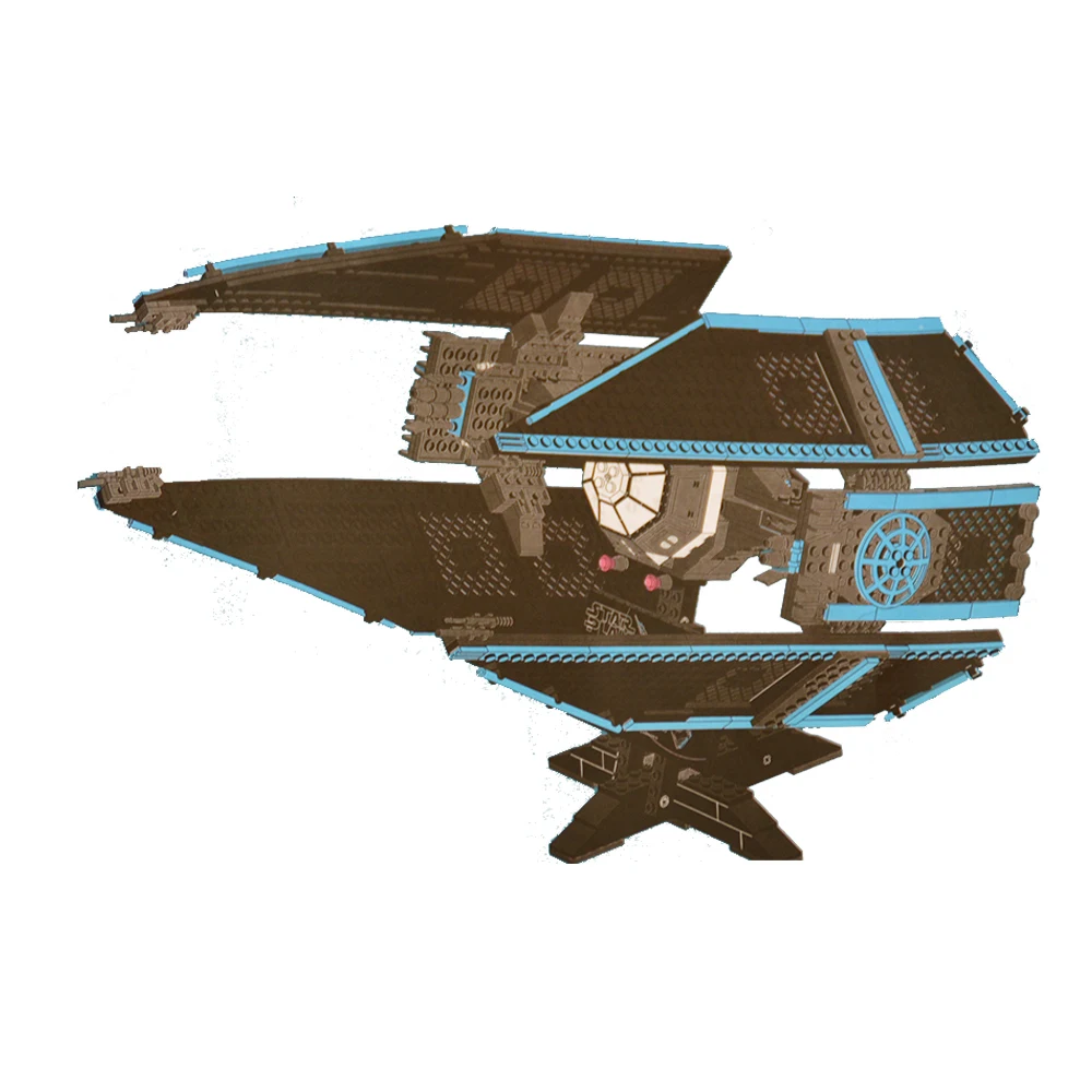 

703pcs Star Series War Limited Edition The Tie Set Interceptor Model Building Blocks DIY Bricks Model Toys legoinglys 7181